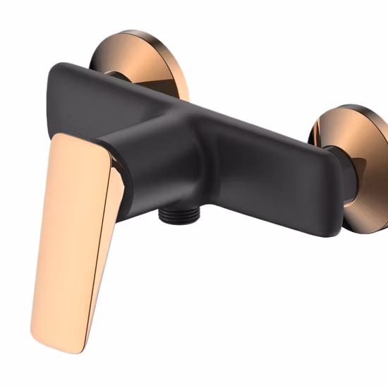 Robinet de lavabo noir mat chromé monté sur le bureau de la salle de bain Robinet sans contact avec capteur automatique