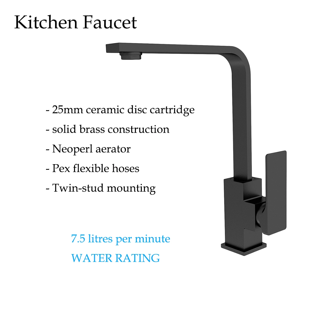Watermark Approval Brushed Nickel Kitchen Faucet Deck-Mounted